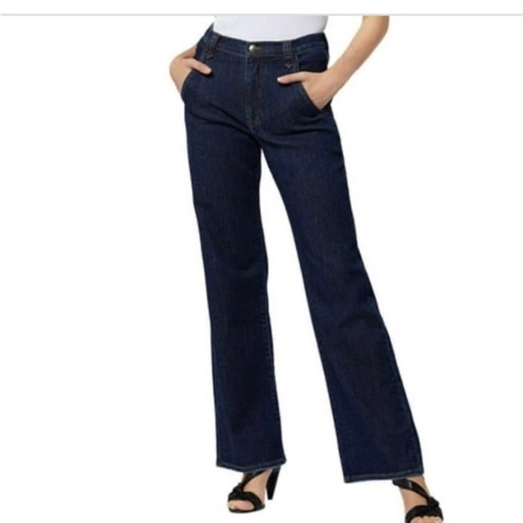 Joie Denim - Joie Womens Sanna‎ Wide Leg dark wash wilshire trouser Jeans size 28 brand new